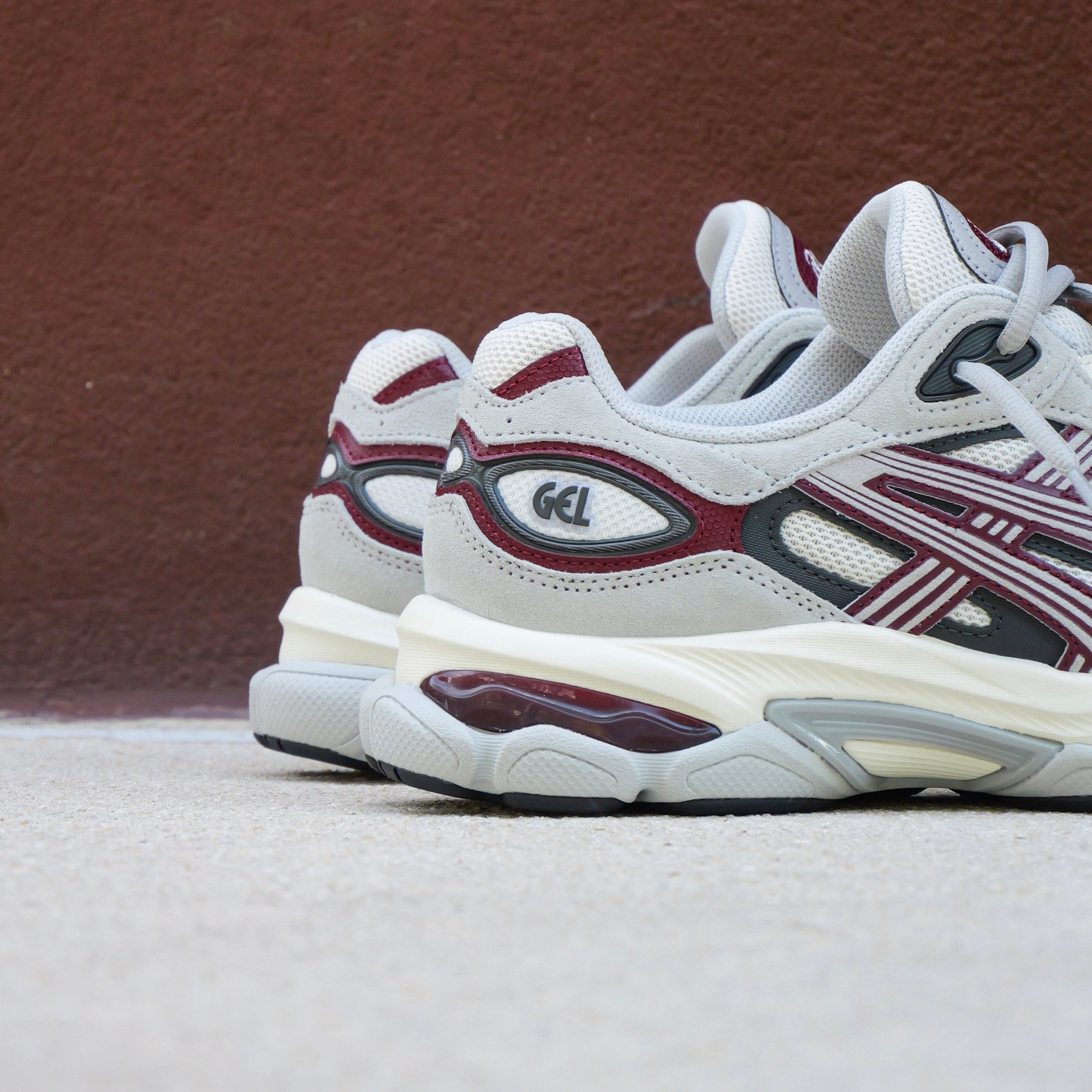 Mens Asics Gel-NYC 2.0 (Cream/Cement Grey)