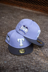 New Era Texas Rangers Final Season Grey UV (Lavender/Graphite) 59Fifty Fitted