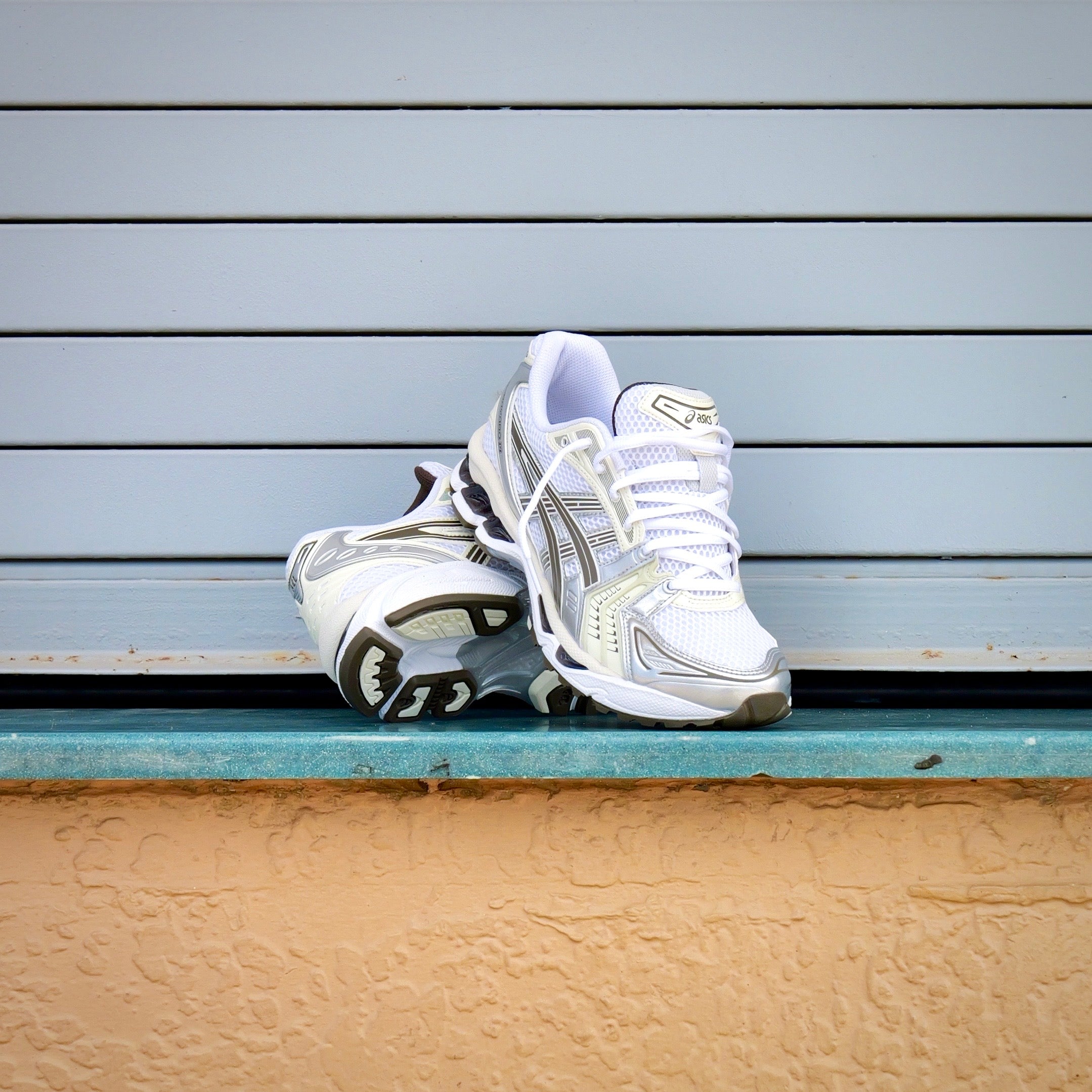 Mens Asics Gel-Kayano 14 (White/Ivory) - Asics