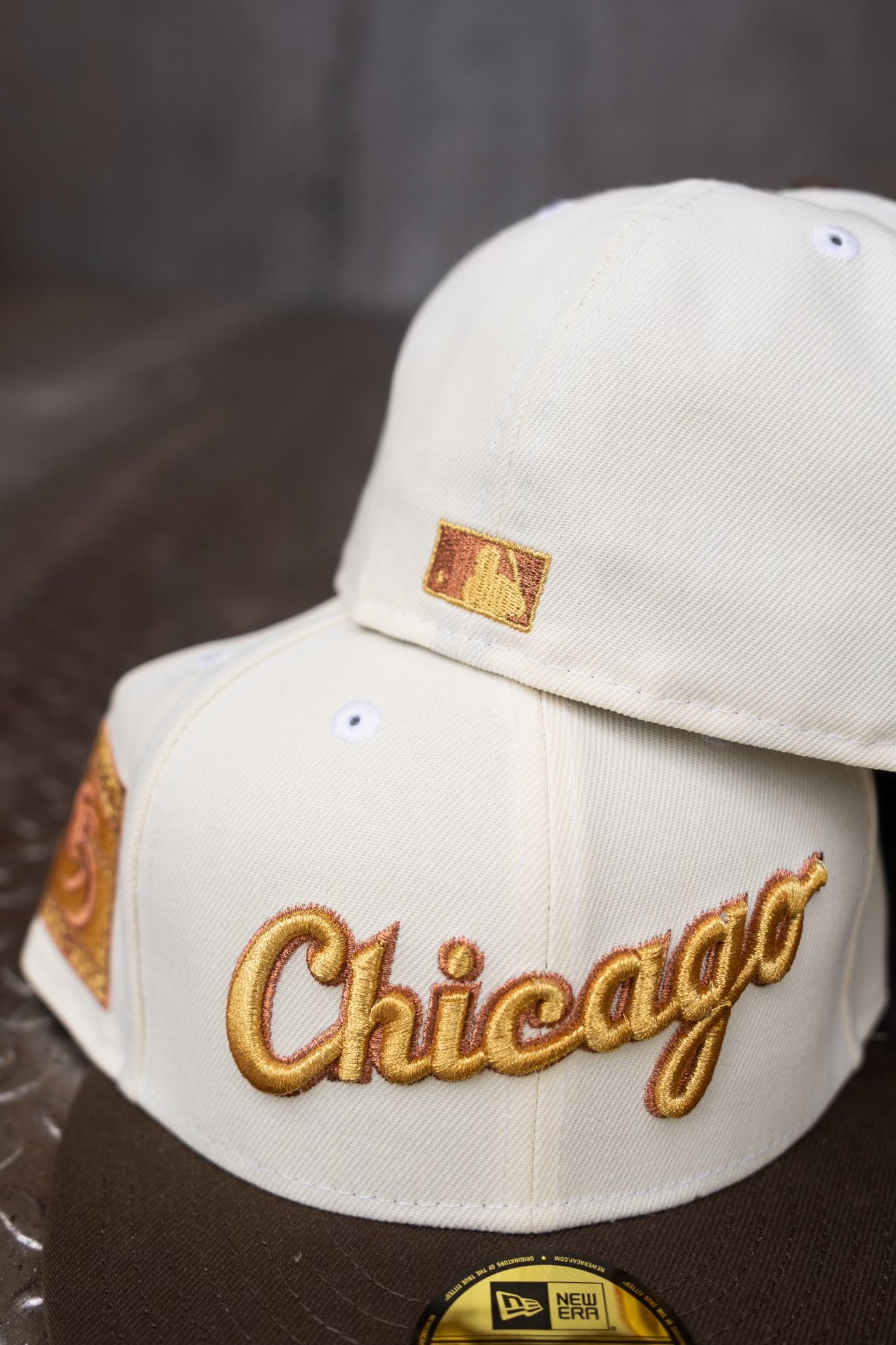 New Era Chicago White Sox 95th Anniversary Grey UV (Off White/Walnut) 59Fifty Fitted