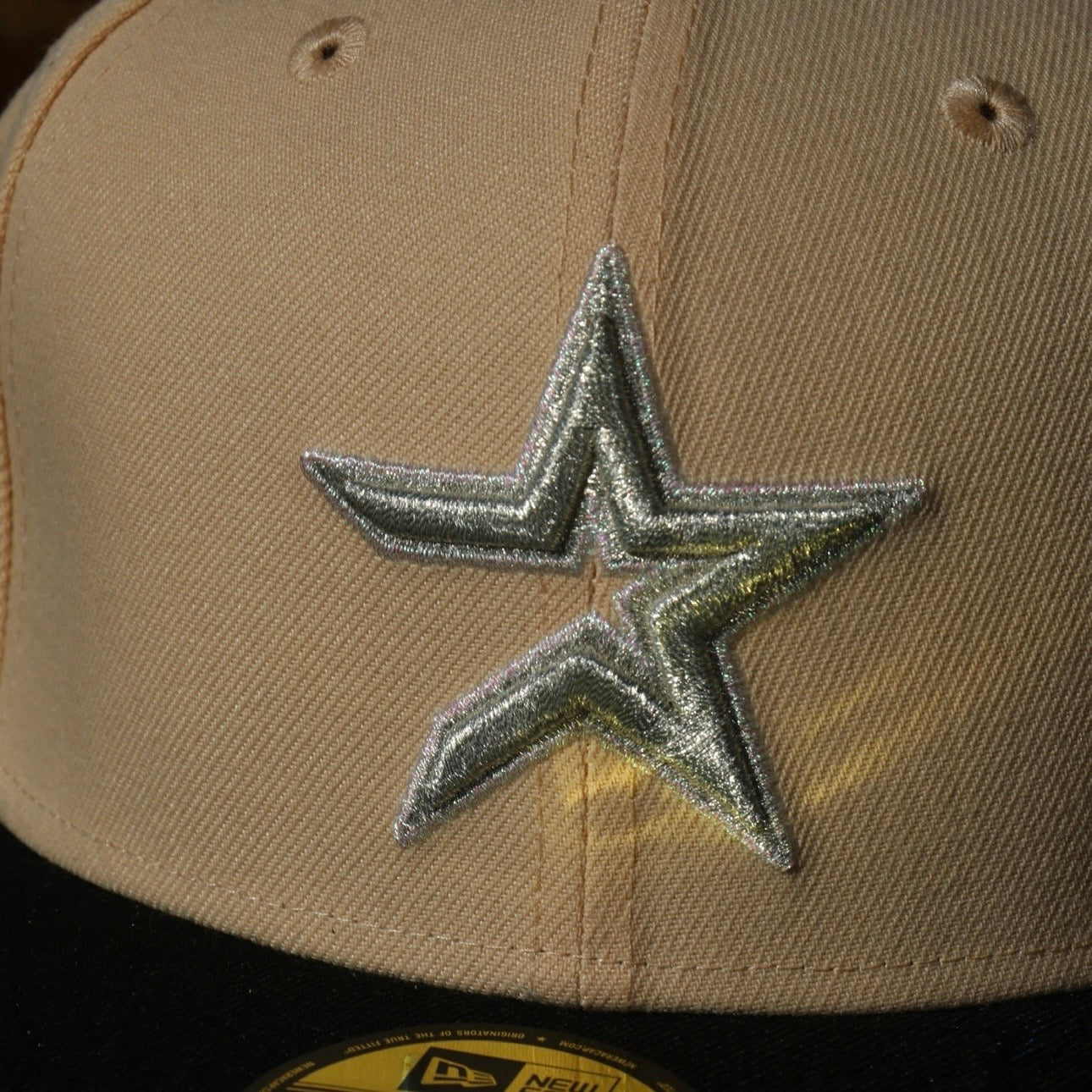 New Era Houston Astros 2005 World Series Side Patch Fitted (Mango Mocha) - New Era