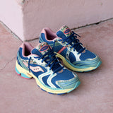 Mens Saucony ProGrid Triumph 4 Kissaten (Blue/Beige) - Saucony