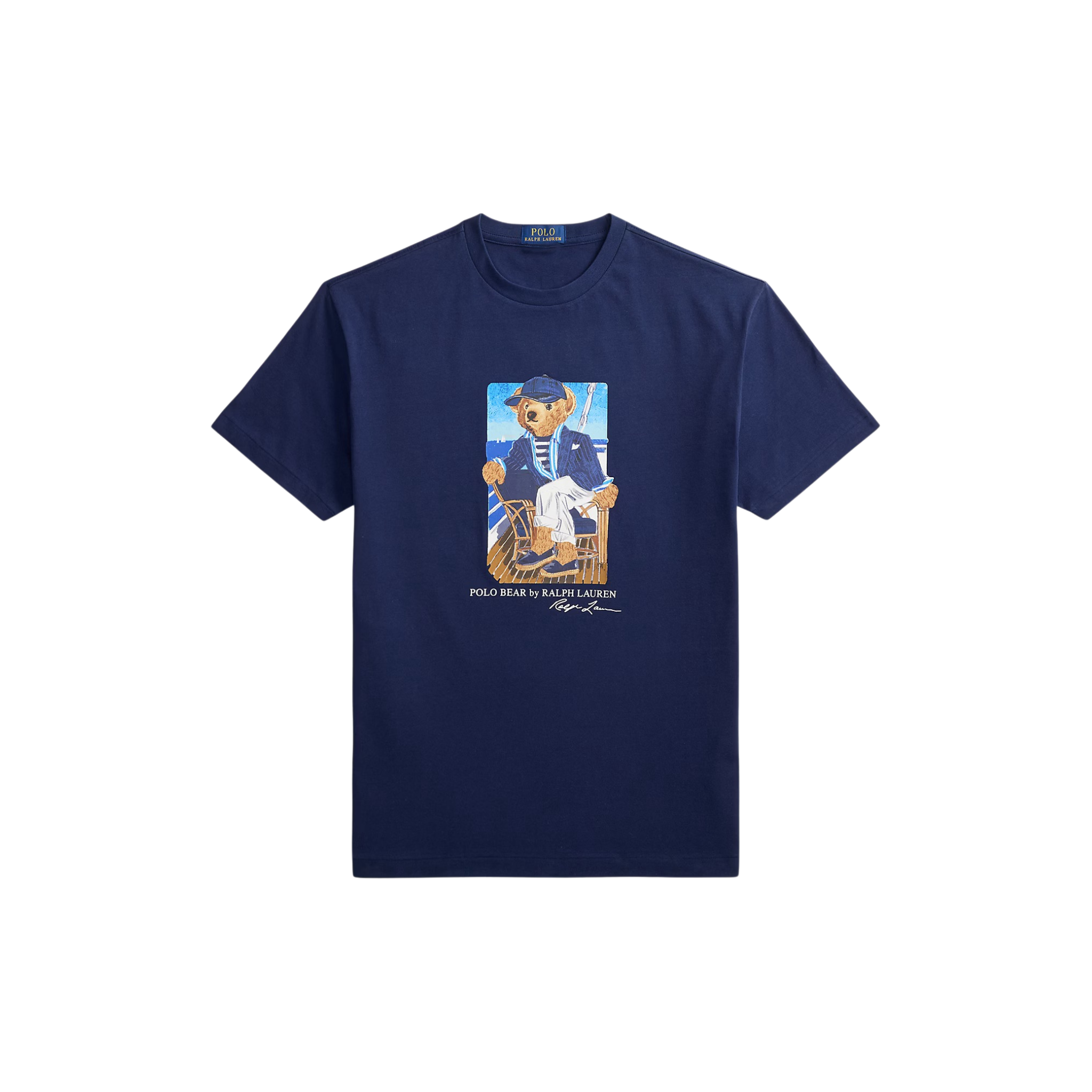 Polo Ralph Lauren Pier Bear Classic Fit T-Shirt (Navy)