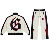 Godspeed "GT Tracksuit Set" (White/Red) - Godspeed