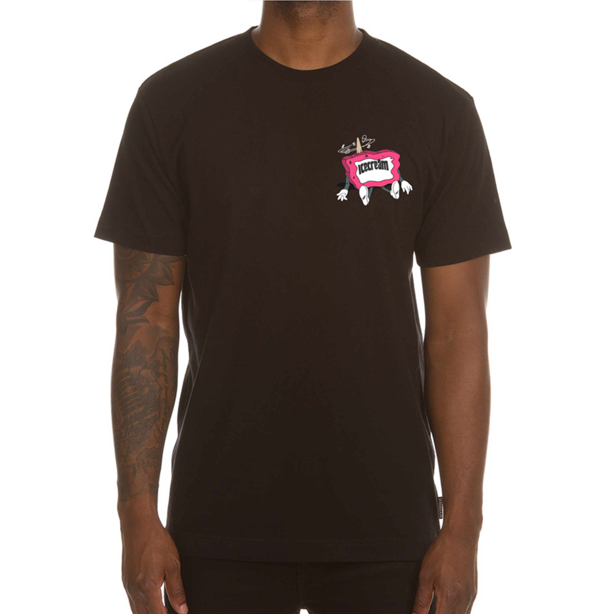 Ice Cream Knock Out SS Tee (Black) - Ice Cream