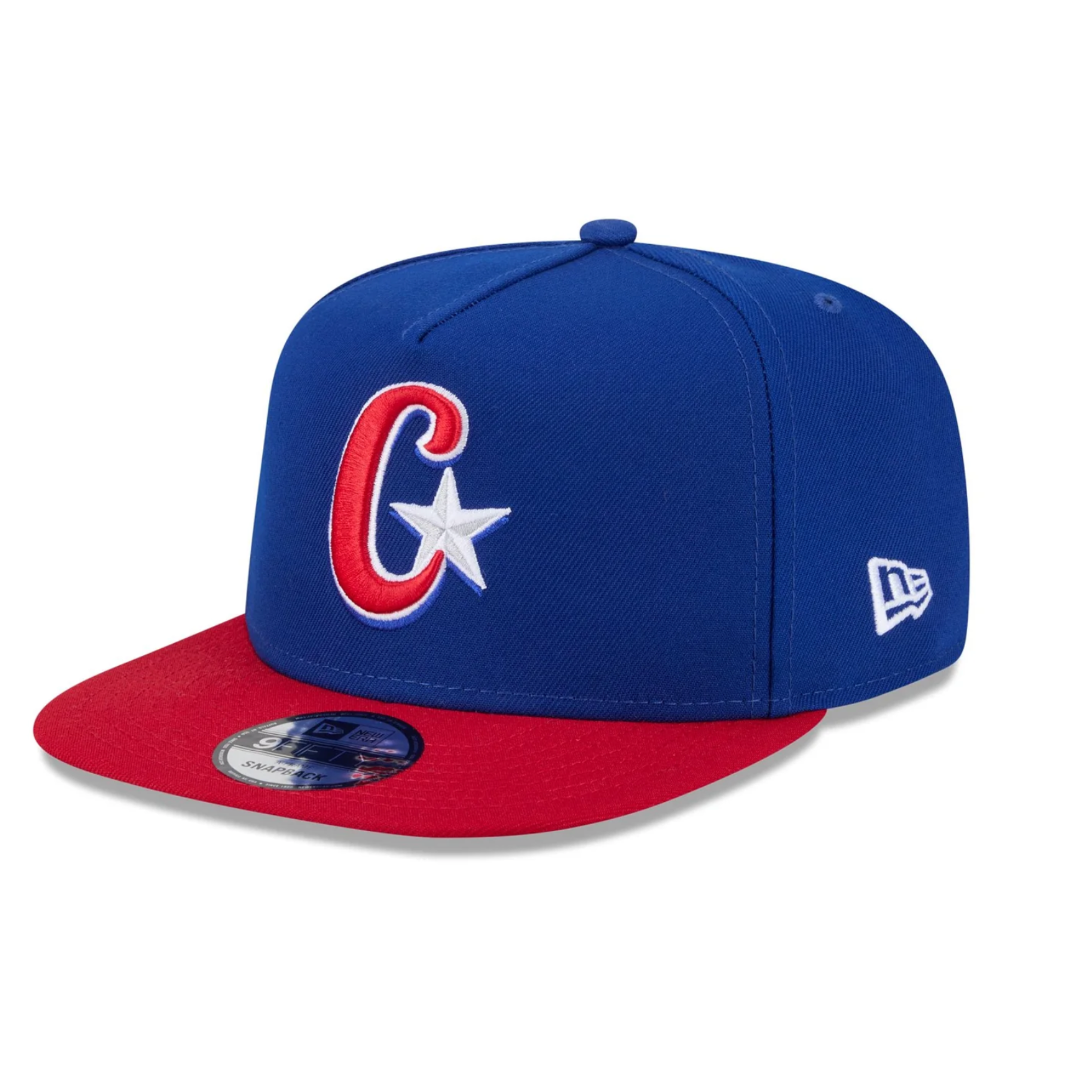 Cuba 2026 World Baseball Classic 9FIFTY A-Frame Snapback- Royal/Red - New Era