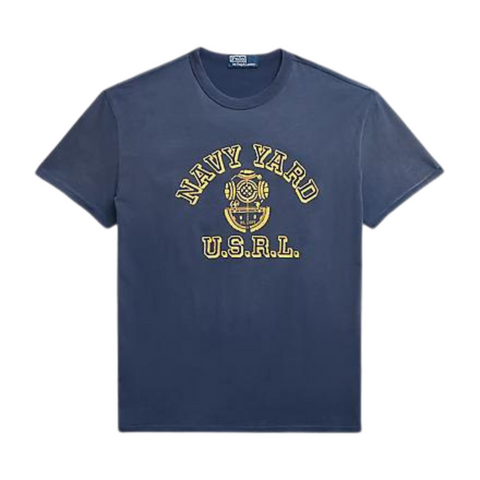 Polo Ralph Lauren Classic Fit Jersey Graphic T-Shirt (Navy Yard) - Polo Ralph Lauren