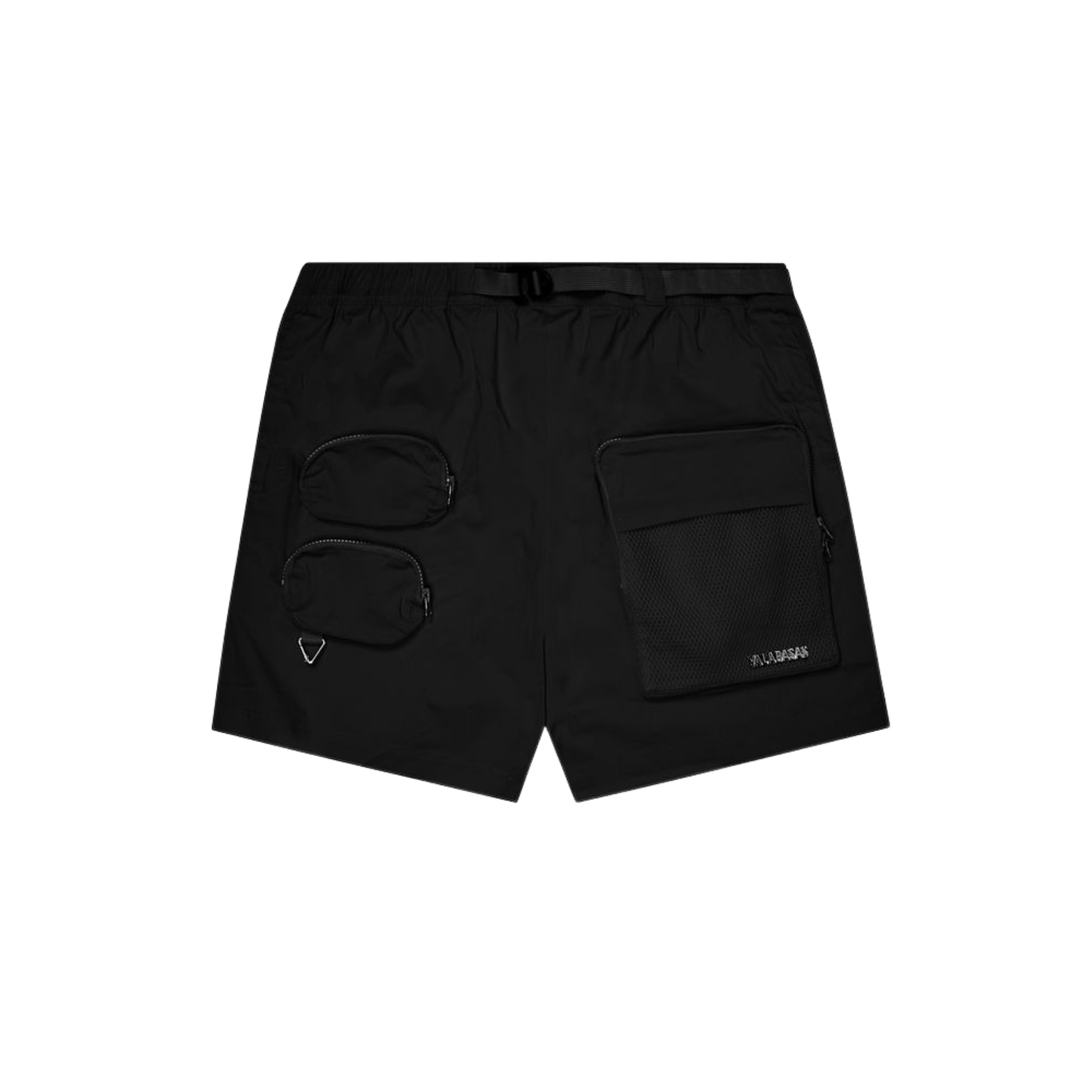 Valabasas Cargo Compact Nylon Shorts (Black)