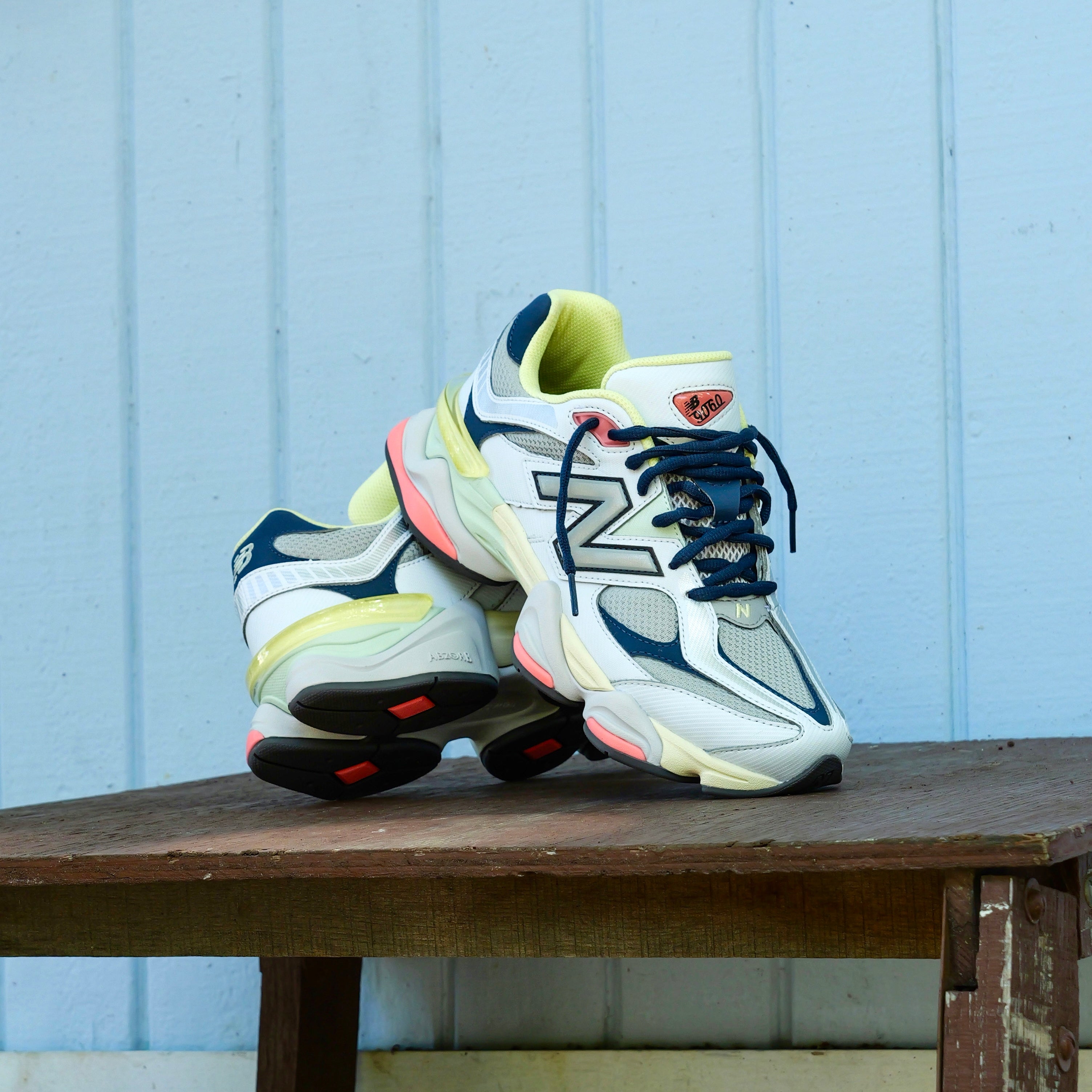 New Balance 9060 (Grey/Yellow/Navy) - U9060TMB - New balance