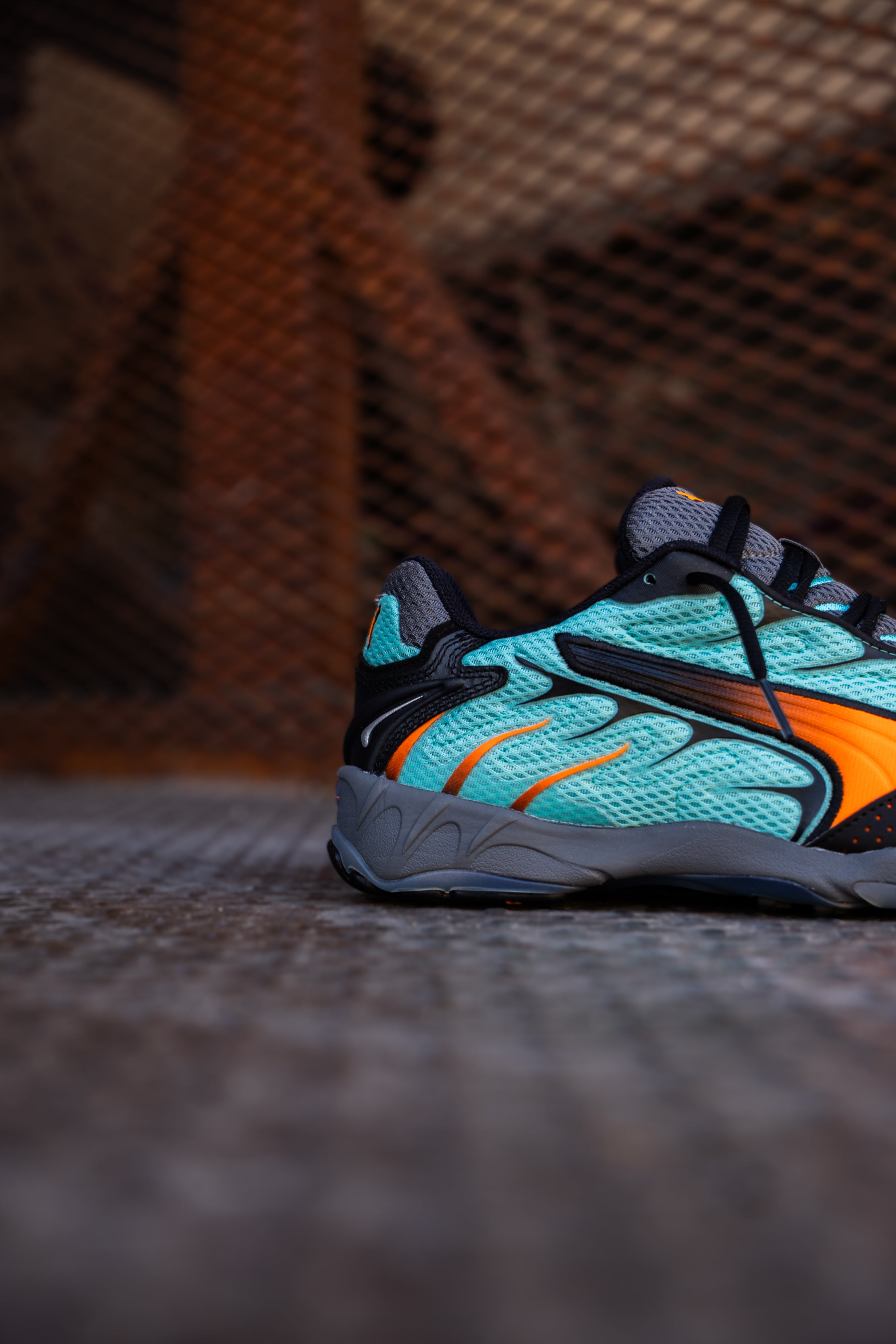 Mens Puma Inhale (Aquatic/Orange Glo)