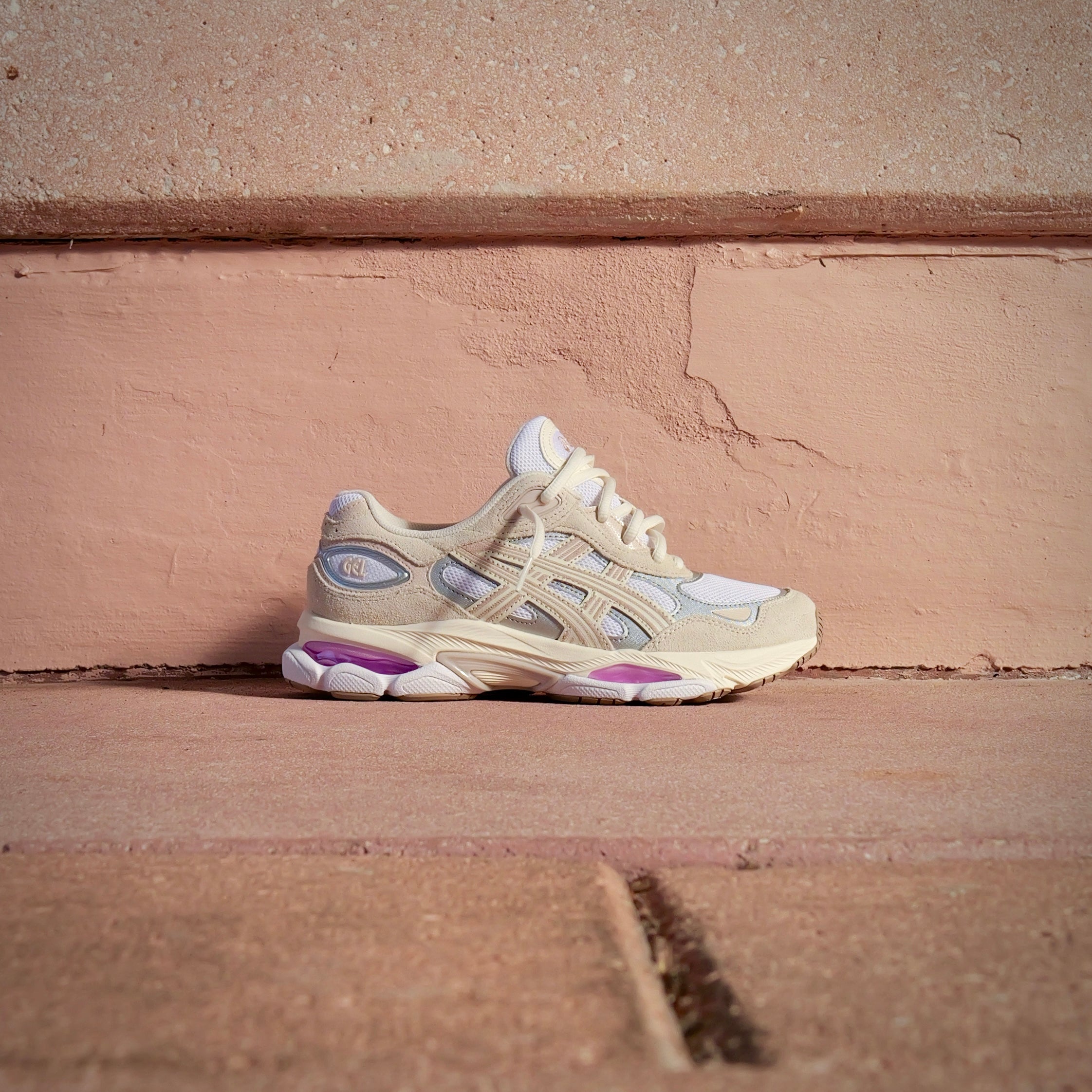 Mens Asics Gel-NYC 2.0 (White/Cream)