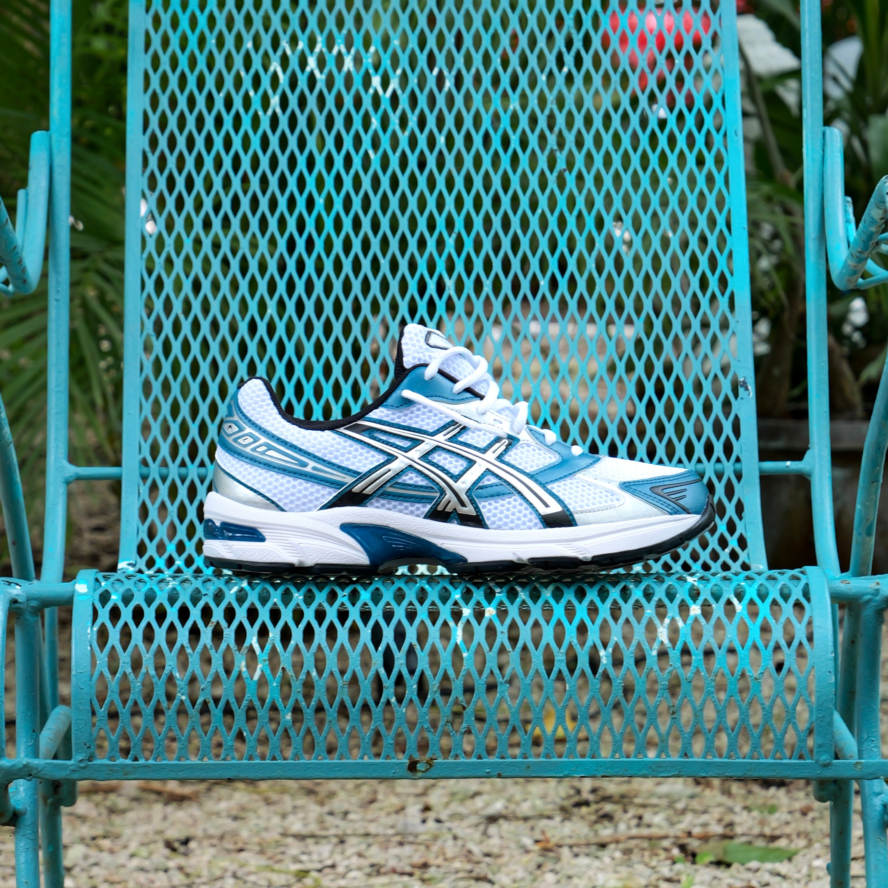 Mens Asics Gel-1130 (White/Restful Teal) - VIP Asics