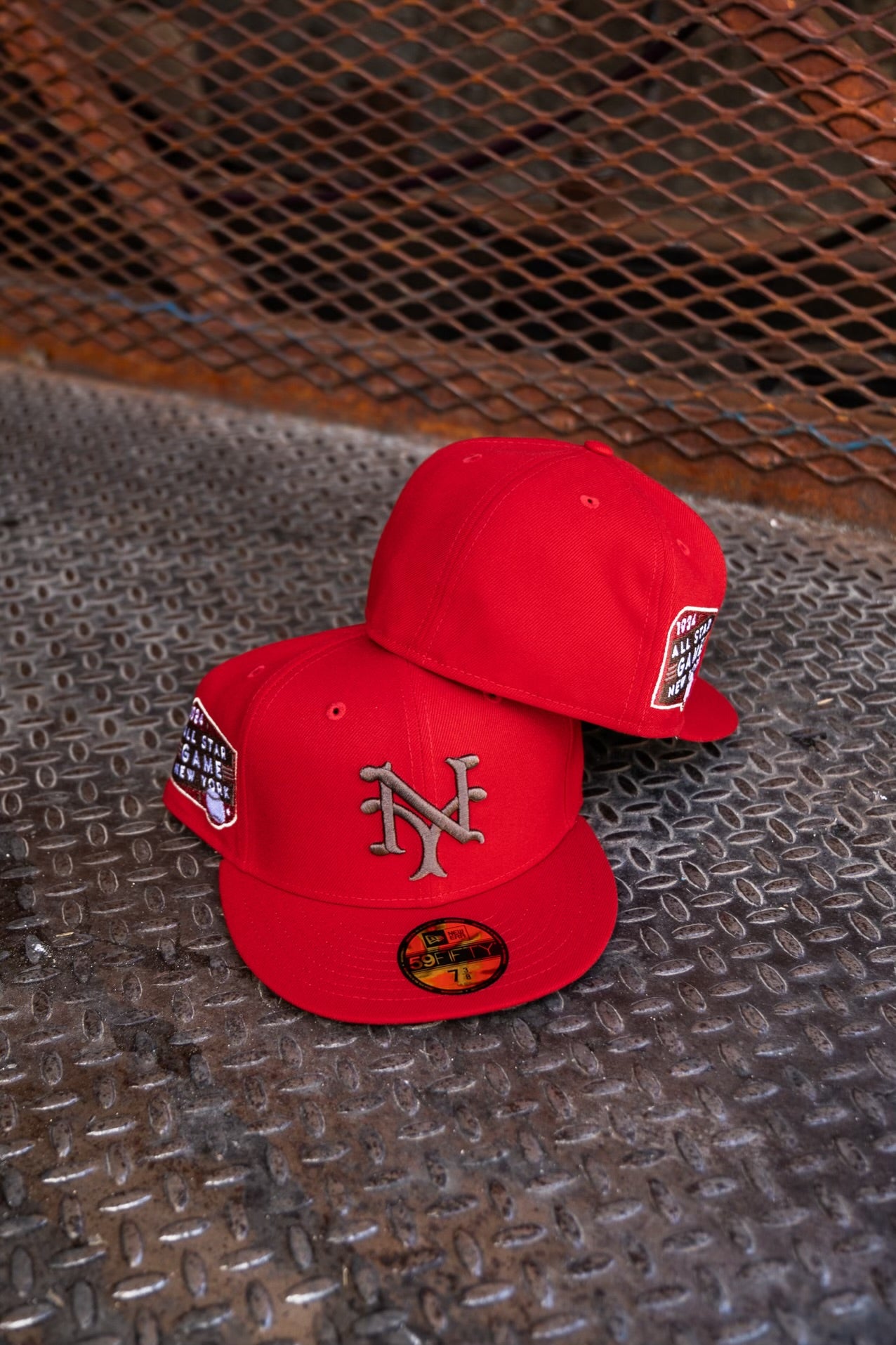 New Era New York Giants 1934 All-Star Game Grey UV (Red) 59Fifty Fitted