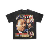 Present Vintage "MLKJ" Tee (Washed-Black)