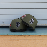 New Era San Francisco 50th Anniversary 9FIFTY A-Frame Snapback-(Olive/Black) - New Era