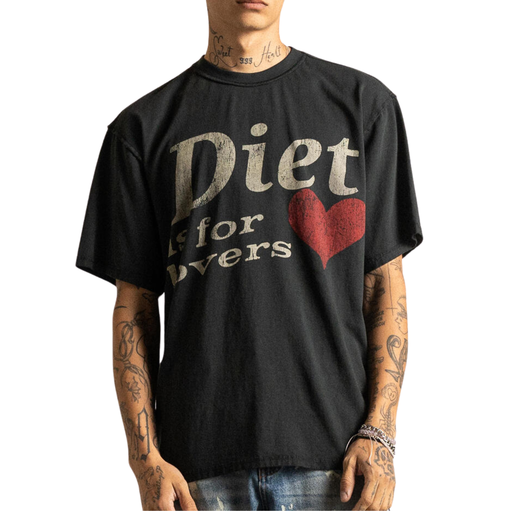 Diet Starts Monday "Lovers" Tee (Vintage Black)