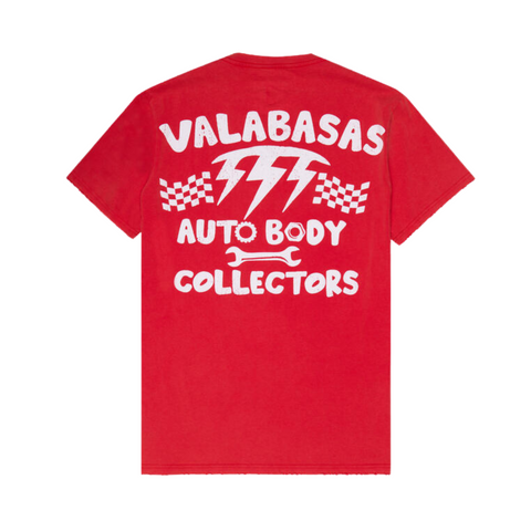 Valabasas Auto Club Tee (Vintage Red) - VLBS9026 - VALABASAS