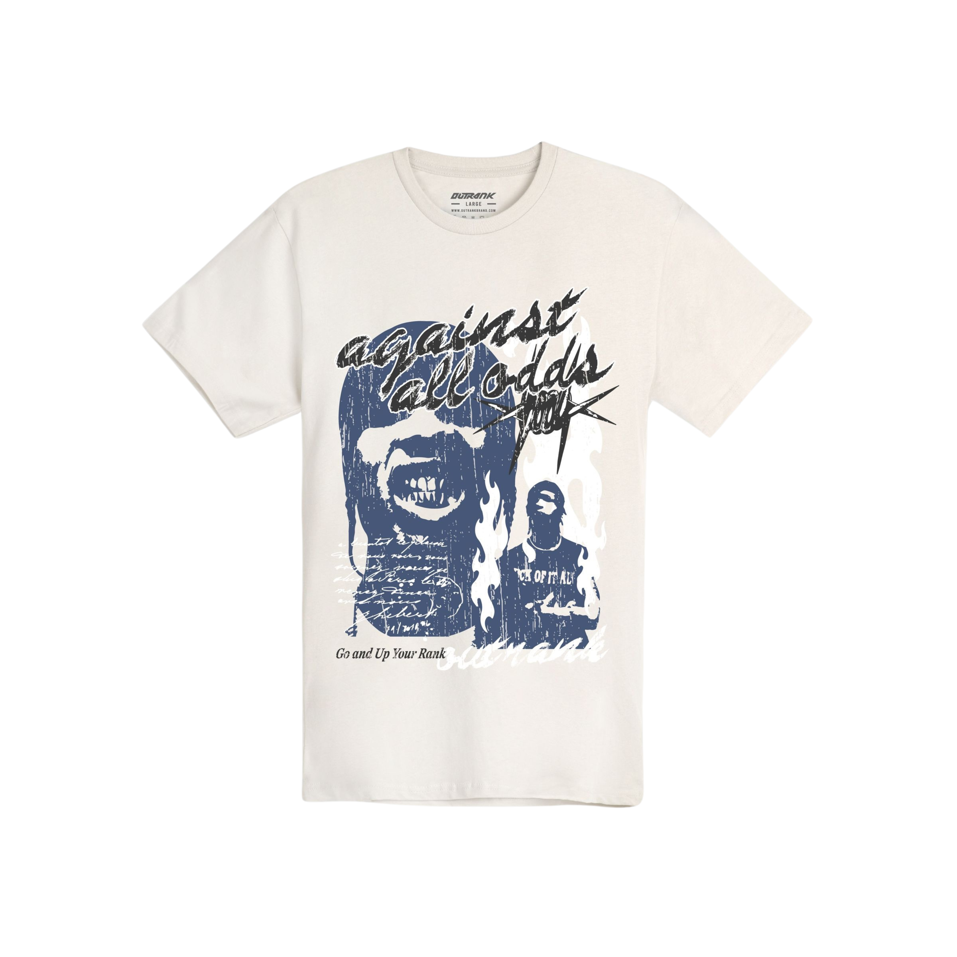 Outrank Against All Odds Tee (Vintage White)