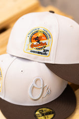 New Era Baltimore Orioles 30th Anniversary Grey UV (Stone/Walnut) 59Fifty Fitted