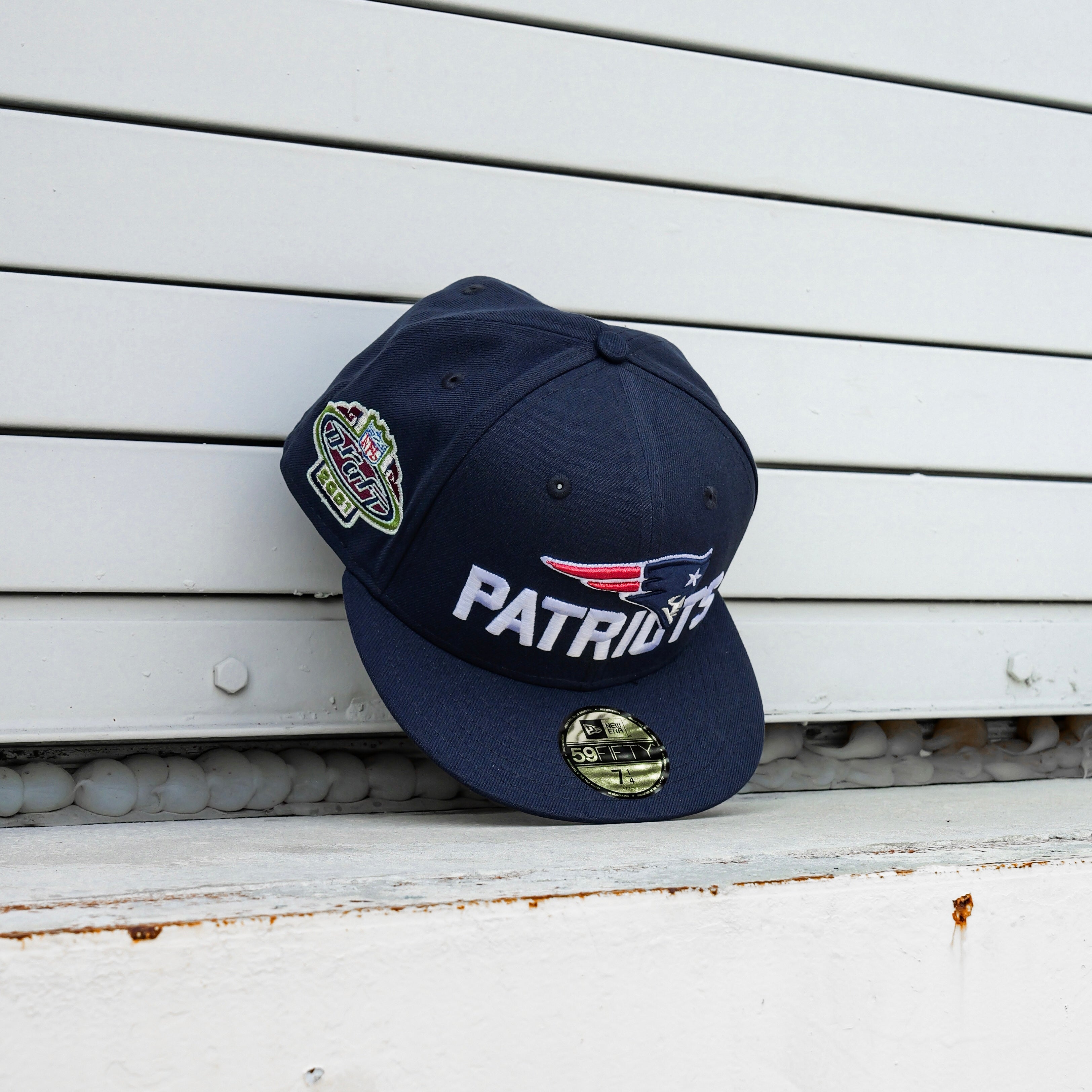 New Era New England Patriots 2001 Draft Side Patch Fitted - New Era