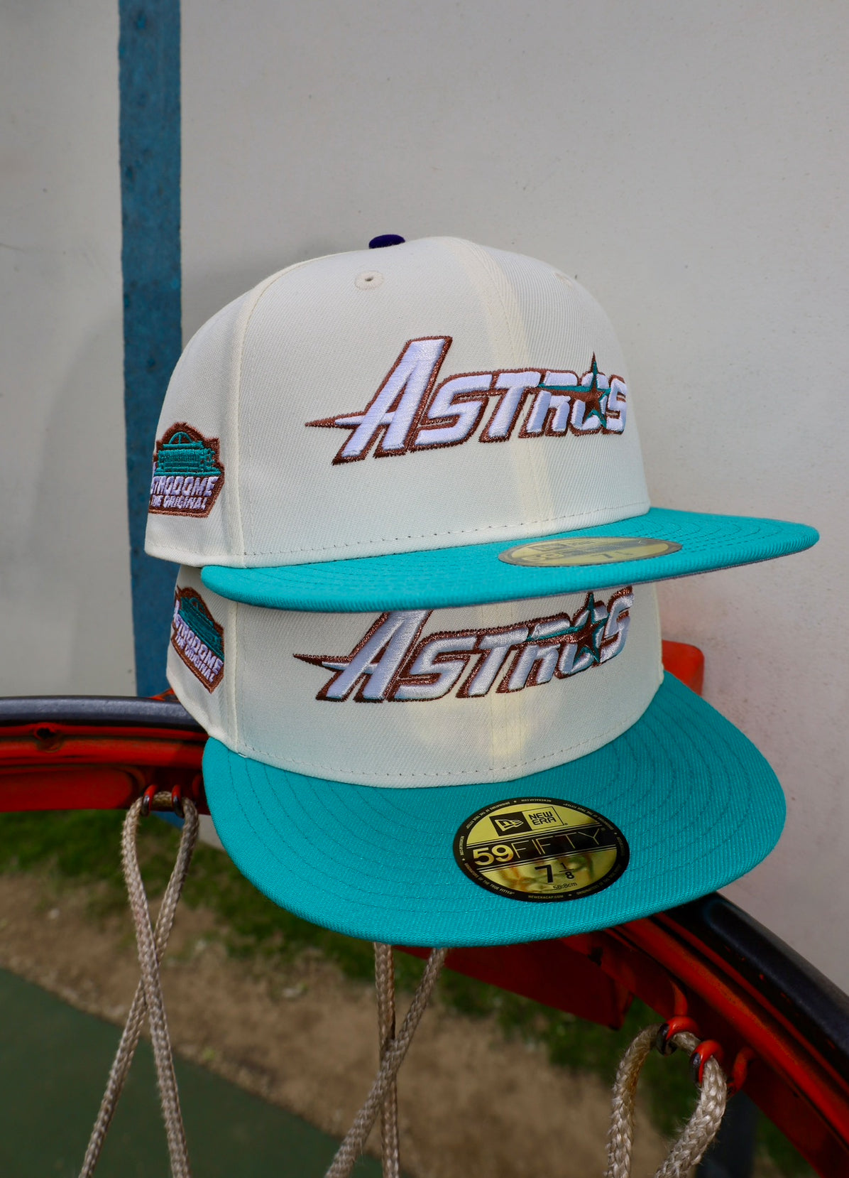 New Era Houston Astros Astrodome The Original Side Patch Fitted - New Era