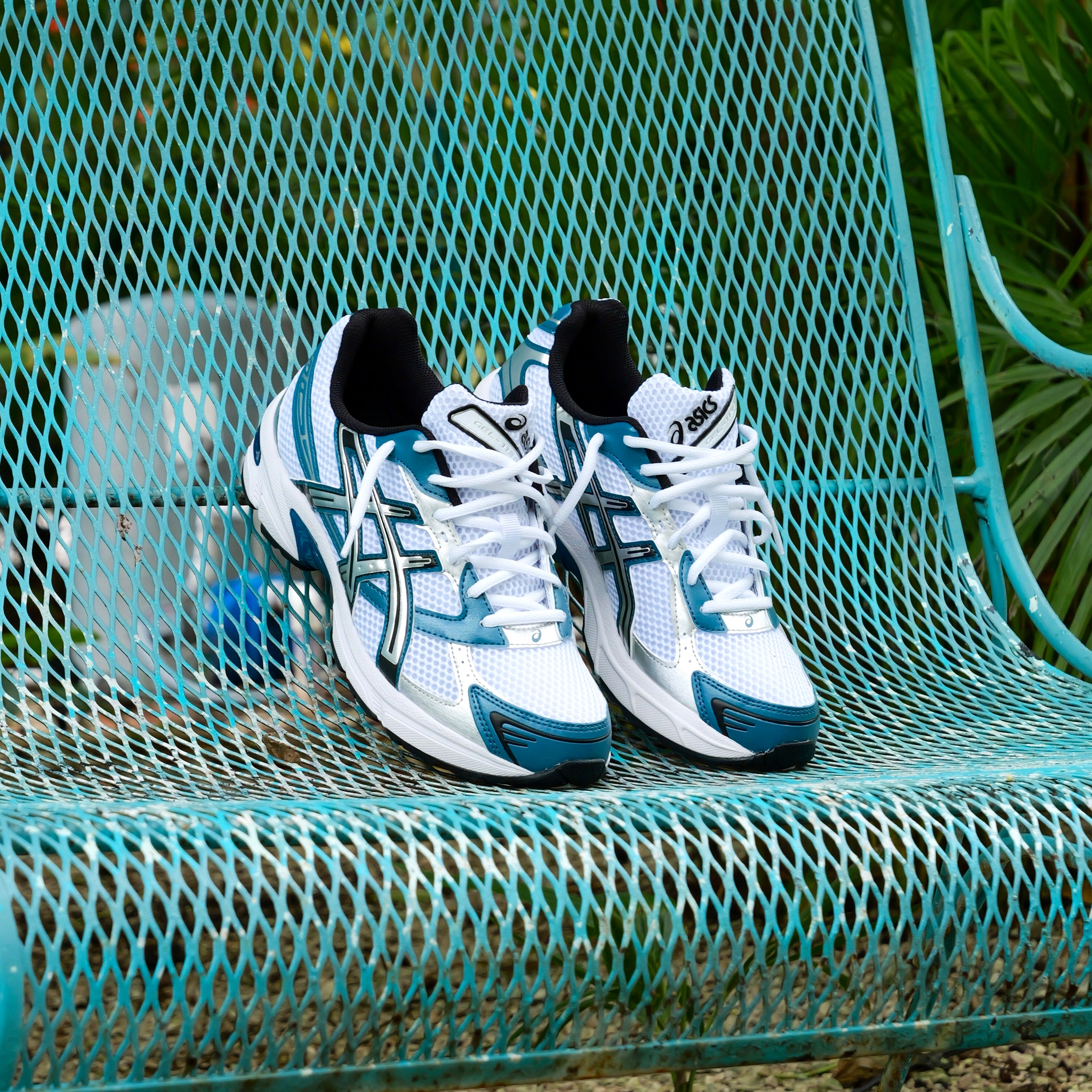 Mens Asics Gel-1130 (White/Restful Teal) - VIP Asics