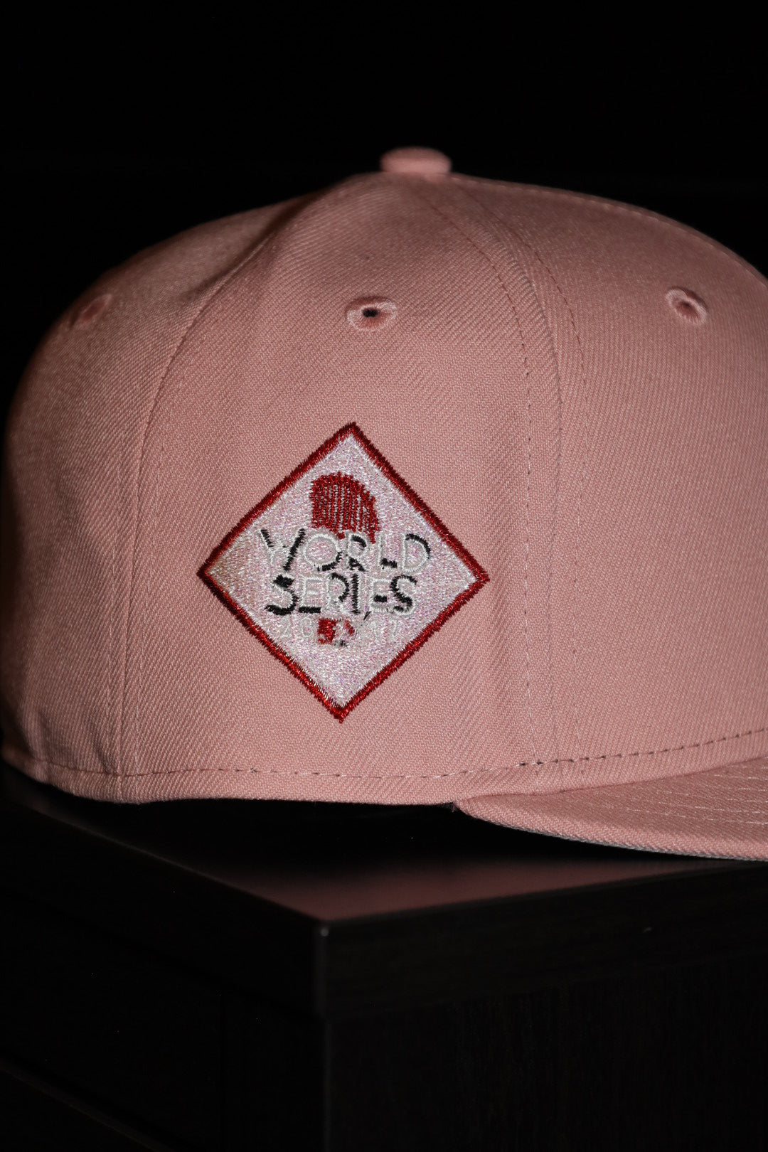 New Era Houston Astros 2017 World Series Side Patch Fitted (Pink) - New Era