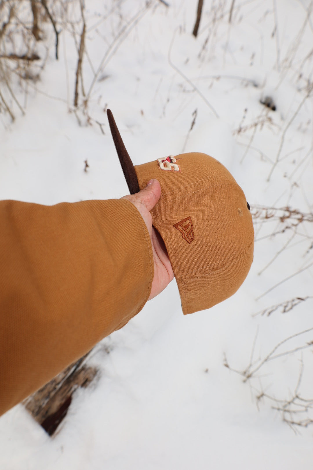 New Era Houston Astros Side Side Patch 59Fifty Fitted (Light Bronze/Burnt Wood)