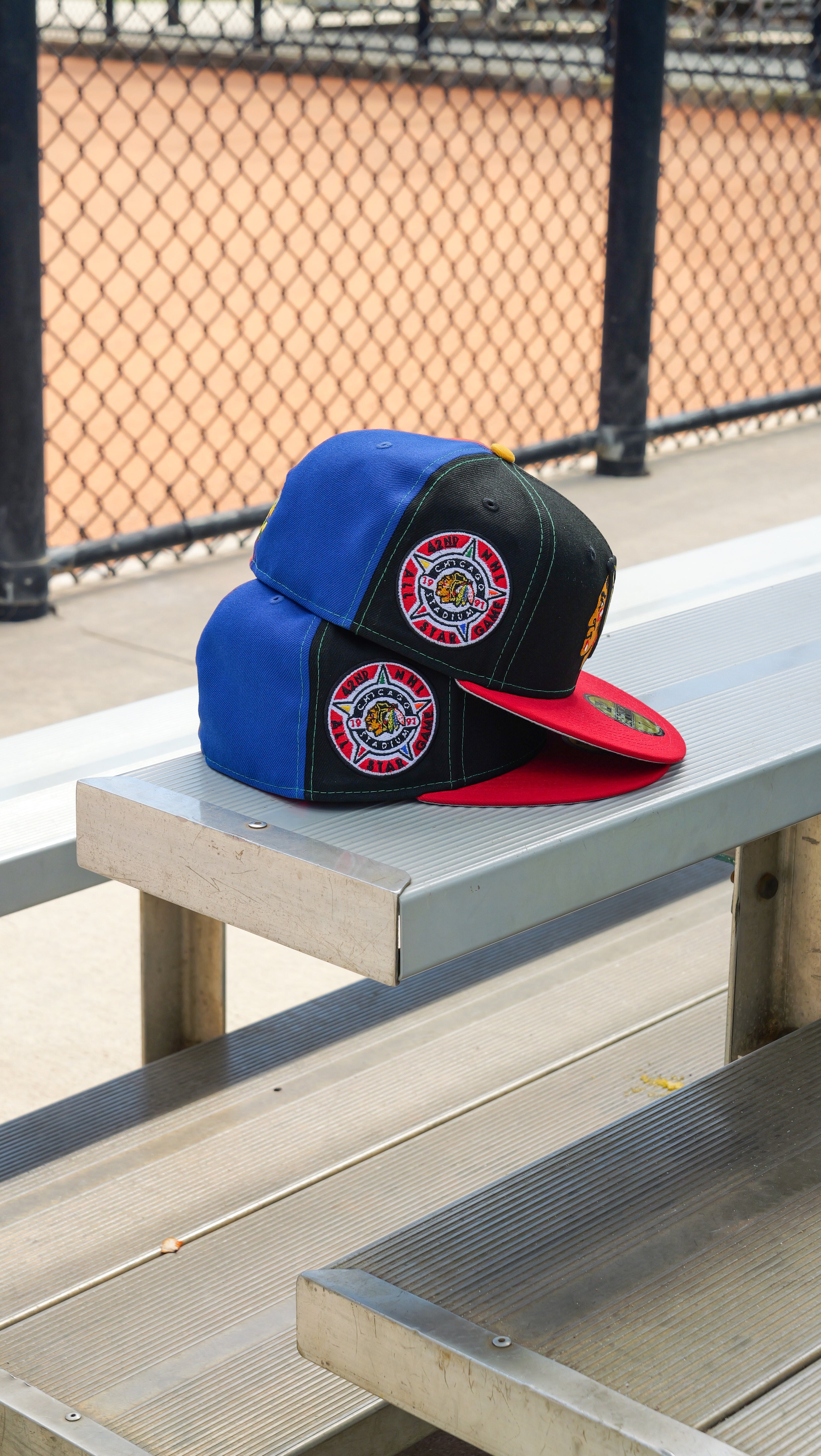 New Era Chicago Blackhawks 1991 All-Star Game Grey UV 59Fifty Fitted (Multi) - New Era