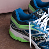 Mens Saucony ProGrid Omni 9 (Blue/Lime) - Saucony