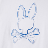 Psycho Bunny Vincent Graphic Tee (White/Blue)