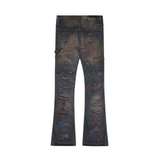 Valabasas "Zero" Denim Stacked Jean (Dark Grey)