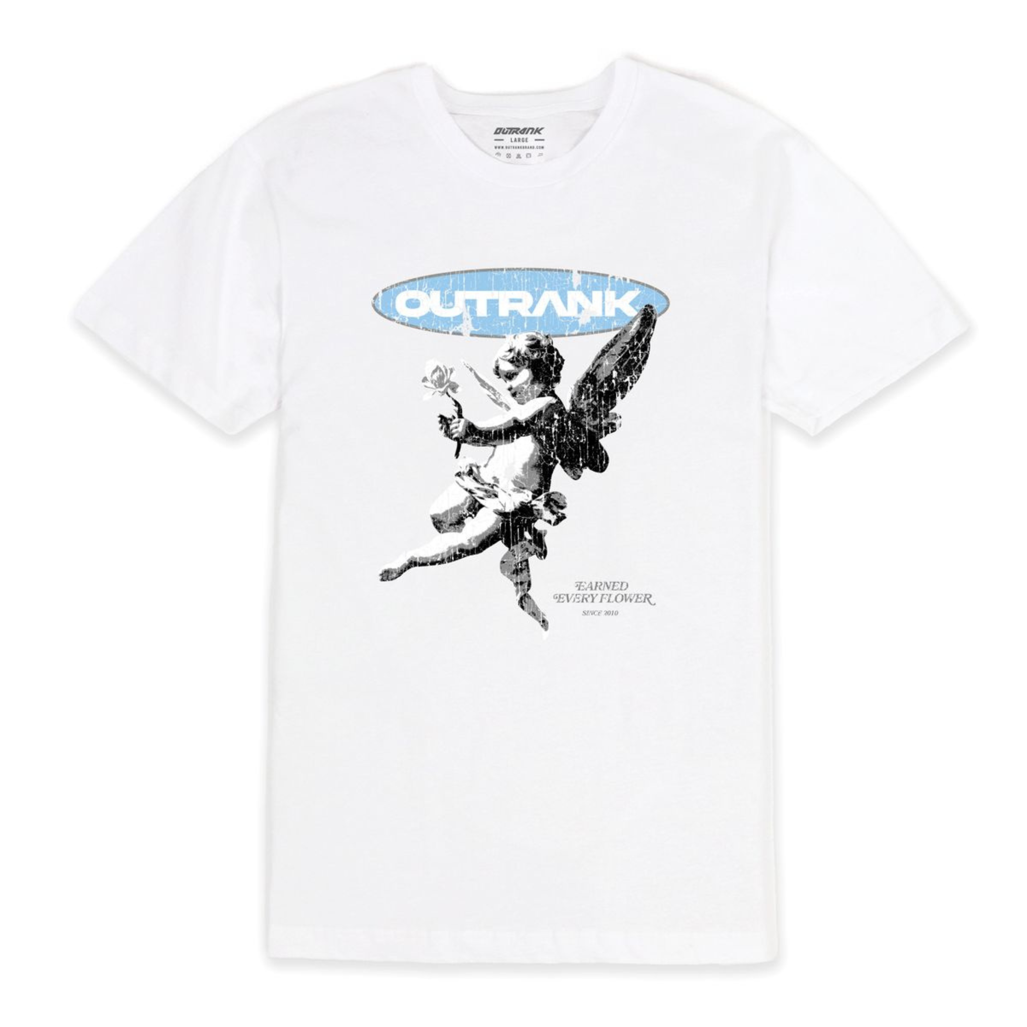 Outrank "Earned Every Flower" Tee (White)