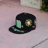 Mexico Baseball New Era 2026 World Baseball Classic 59FIFTY Fitted Hat - Black/Multi - New Era