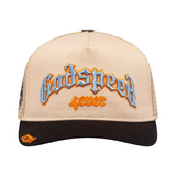 Godspeed GS Forever Trucker Hat (Bone/Blue/Orange)
