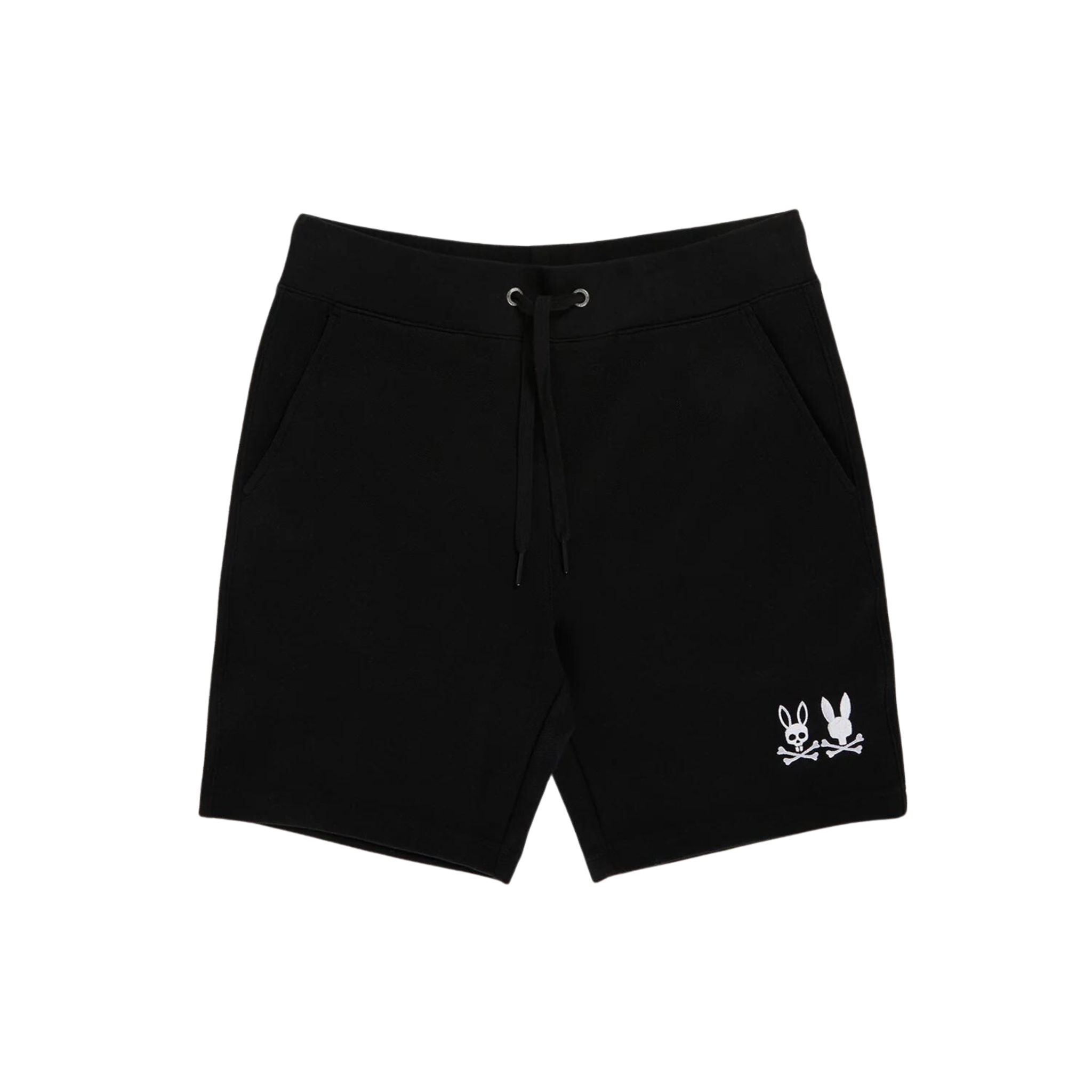 Psycho Bunny Kingwood Sweatshort (Black) - Psycho Bunny