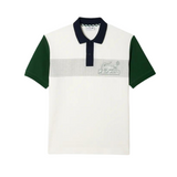 Lacoste Le Club Loose Fit Organic Cotton Polo (Off White) - Lacoste