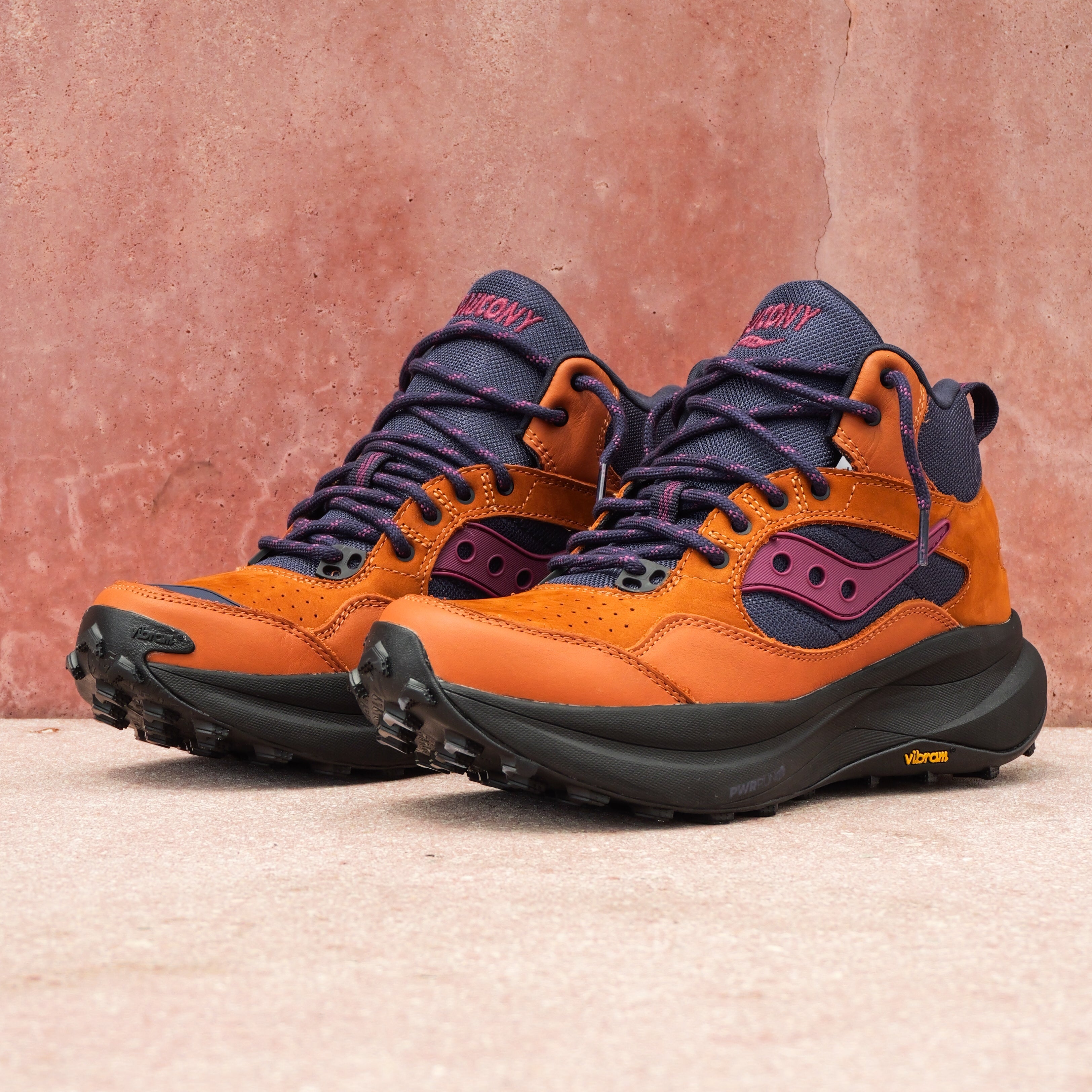 Mens Saucony Trekker LS (Ginger/Naval)