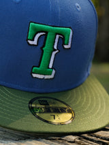 New Era Texas Rangers 40th Anniversary Grey UV (Indigo/Olive) 59Fifty Fitted