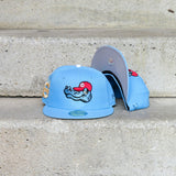 New Era Chicago Cubs Side Patch Fitted (Sky)