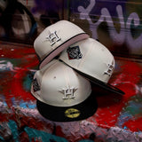 New Era Houston Astros 2019 World Series Side Patch Fitted (Off White/Black) - New Era