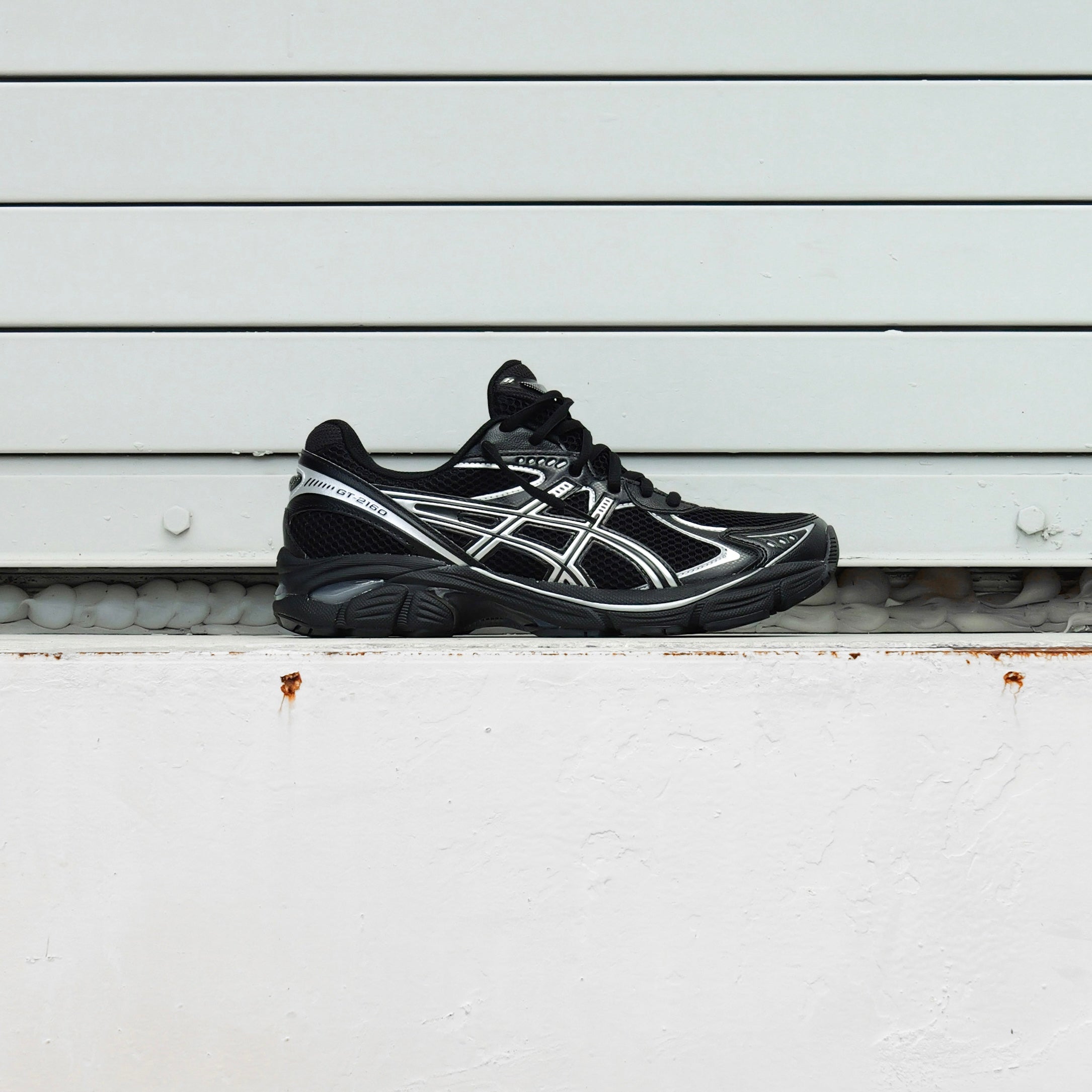 Mens Asics GT-2160 (Black/Pure Silver) - VIP Asics
