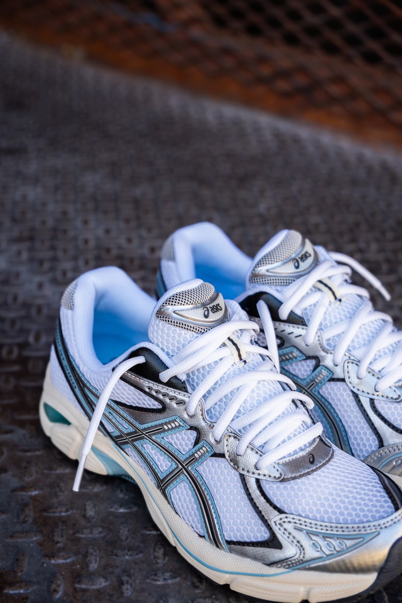 Mens Asics GT-2160 (White/Pure Silver/Light Blue)