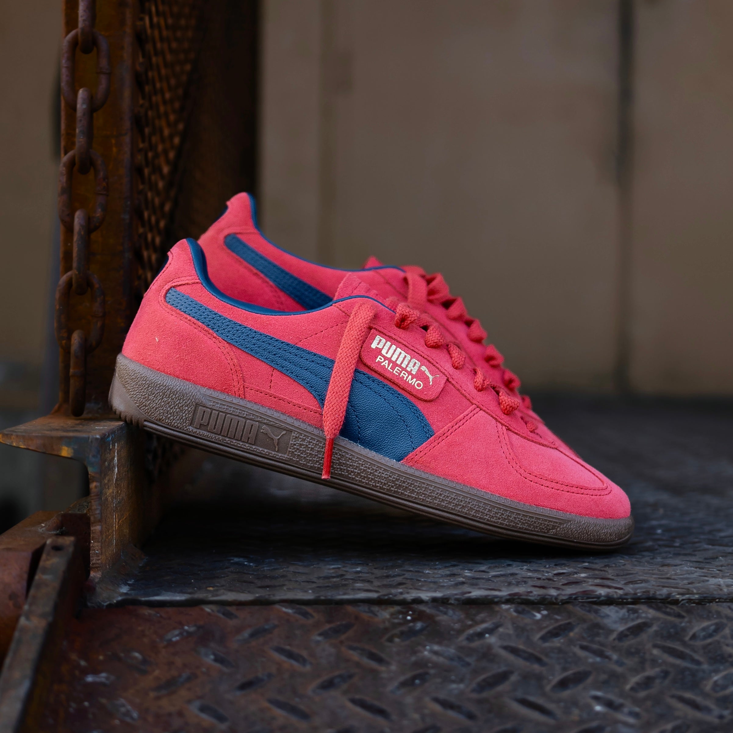 Mens Puma Palermo (Club Red/Club Navy) - Puma