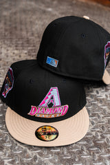 New Era Arizona Diamondbacks 1998 Inaugural Season Grey UV (Black/Camel) 59Fifty Fitted