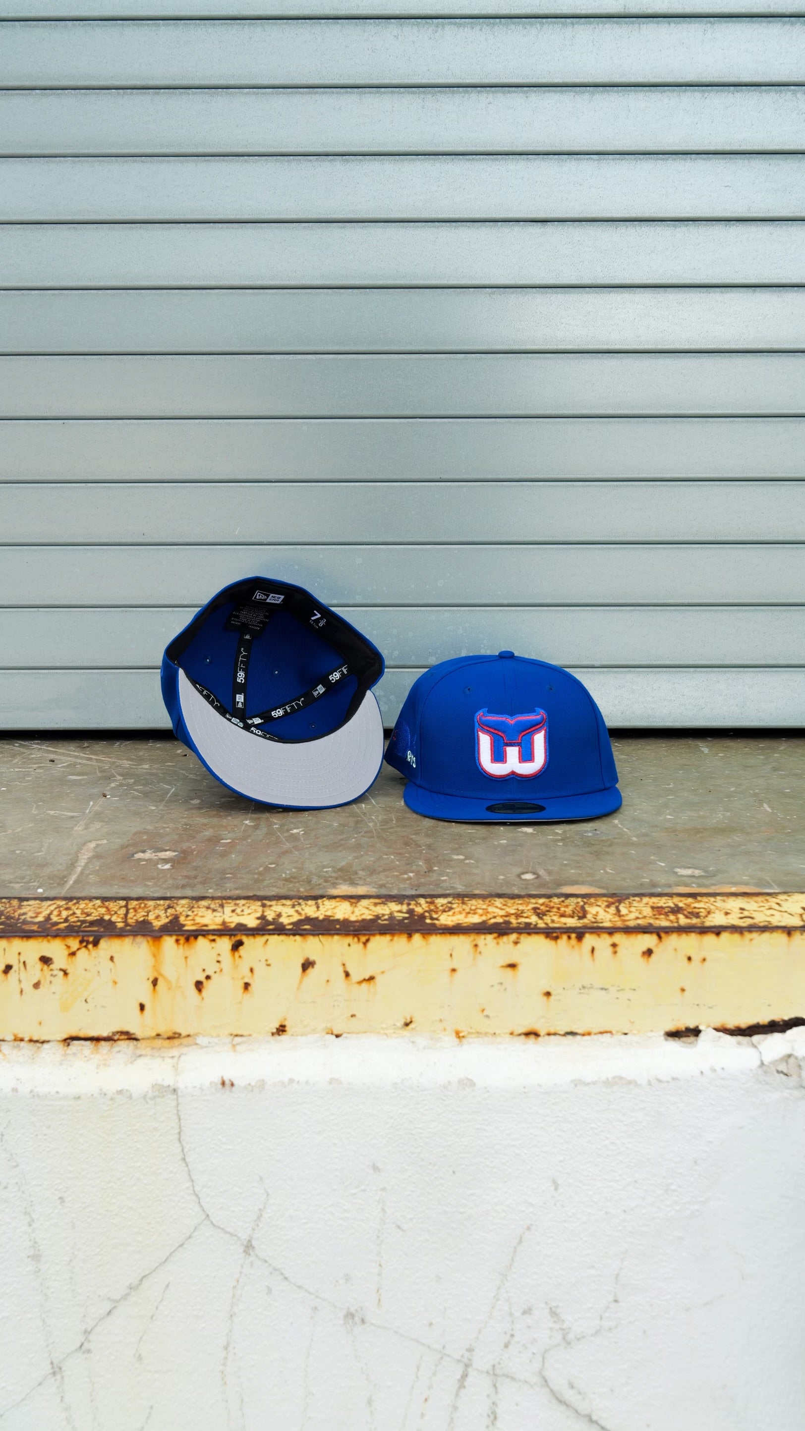 New Era Hartford Whalers Side Patch Fitted (Royal)