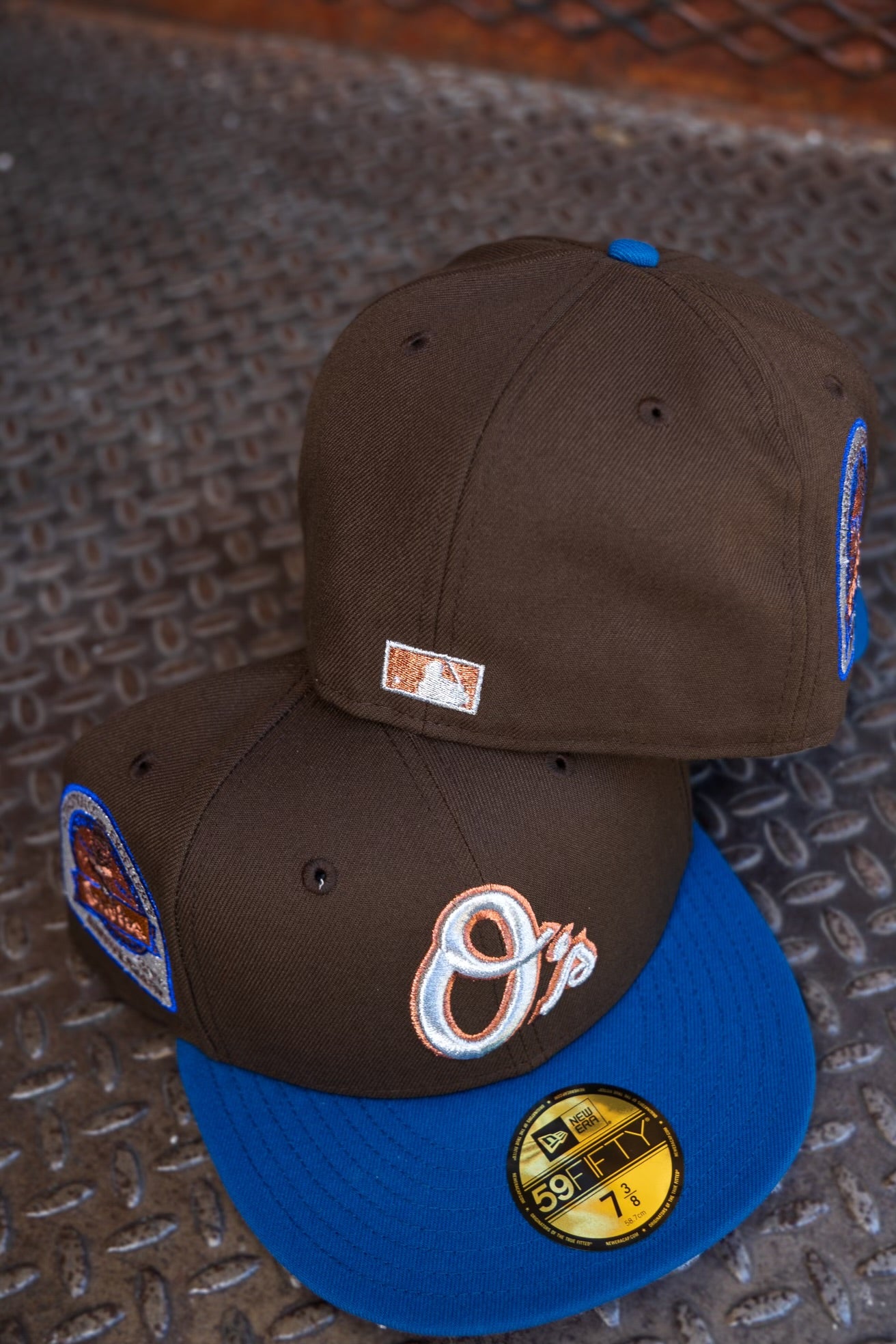 New Era Baltimore Orioles 30th Anniversary Pink UV (Mocha/Seashore Blue) 59Fifty Fitted