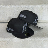 New Era Florida Marlins Side Patch Fitted (Black) - New Era
