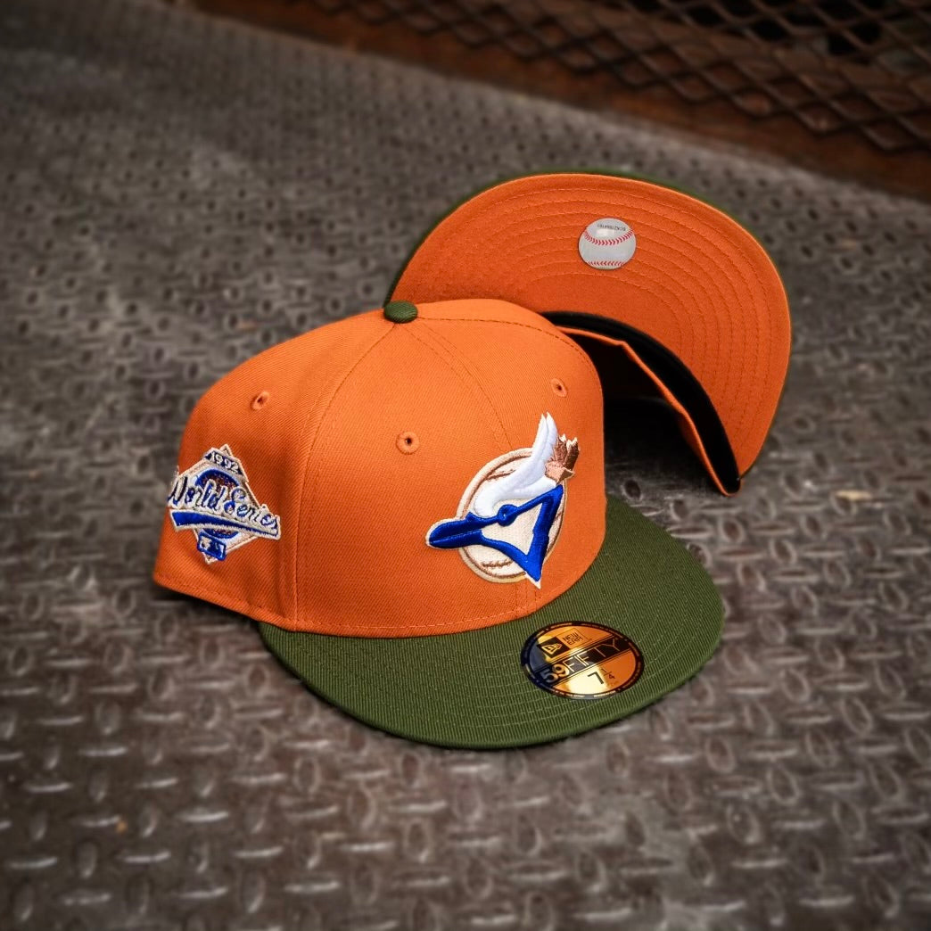 New Era Toronto Blue Jays 1992 World Series Orange UV (Orange/Olive) 59Fifty Fitted