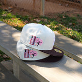 New Era Los Angeles Dodgers 2025 Tokyo Series Side Patch Fitted (Chrome/Walnut) - ST New Era